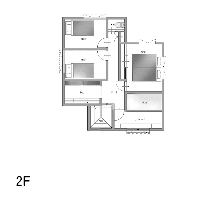 間取り図 2階